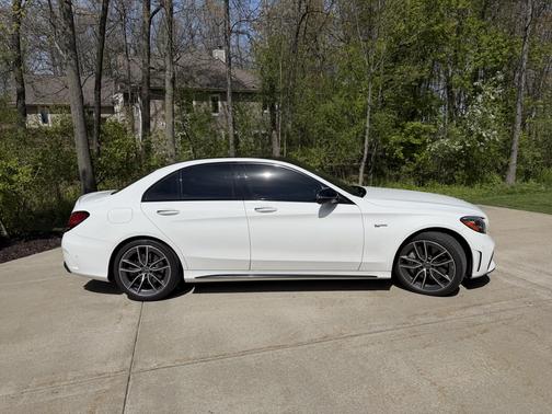 White 2020 Mercedes-Benz AMG C 43 4MATIC
