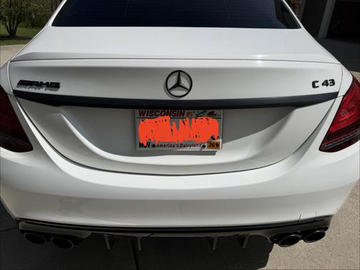 White 2020 Mercedes-Benz AMG C 43 4MATIC