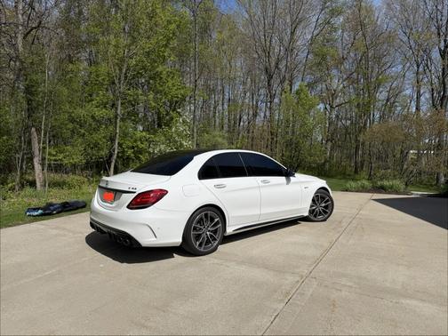 White 2020 Mercedes-Benz AMG C 43 4MATIC