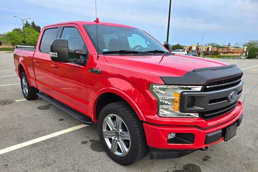 Red 2018 Ford F-150 XLT