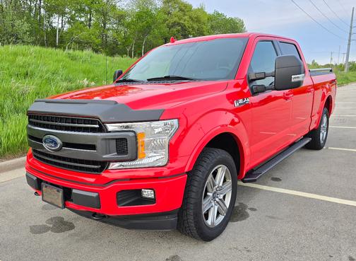 Red 2018 Ford F-150 XLT