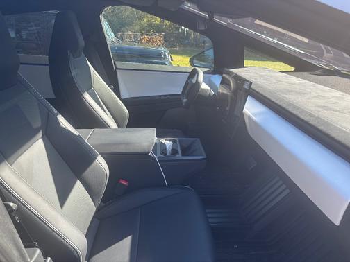 Silver 2024 Tesla Cybertruck Cyberbeast