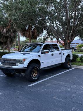 White 2013 Ford F-150 SVT Raptor