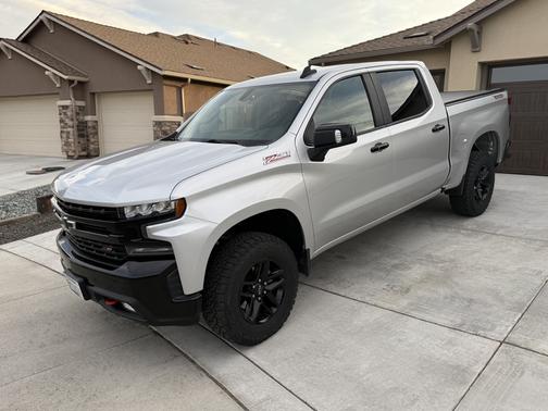 Silver 2020 Chevrolet Silverado 1500 LT Trail Boss