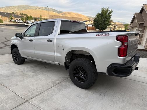 Silver 2020 Chevrolet Silverado 1500 LT Trail Boss