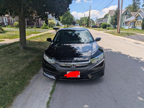Black 2017 Honda Civic EX