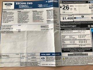 Gray 2018 Ford Escape SEL