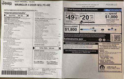 2023 Jeep Wrangler 4xe Base