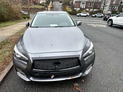 Gray 2019 INFINITI Q50 3.0t LUXE