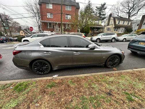 Gray 2019 INFINITI Q50 3.0t LUXE