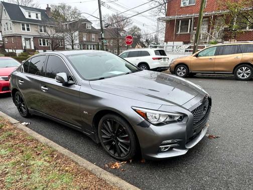 Gray 2019 INFINITI Q50 3.0t LUXE