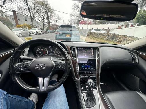 Gray 2019 INFINITI Q50 3.0t LUXE