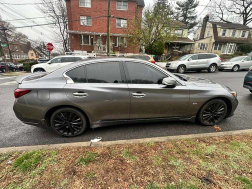 Gray 2019 INFINITI Q50 3.0t LUXE