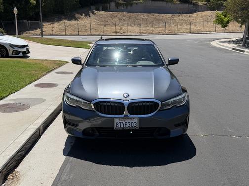 Gray 2021 BMW 330 i