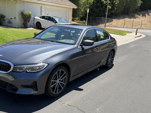 Gray 2021 BMW 330 i