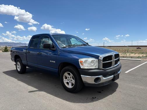 Blue 2008 Dodge Ram 1500 ST Quad Cab