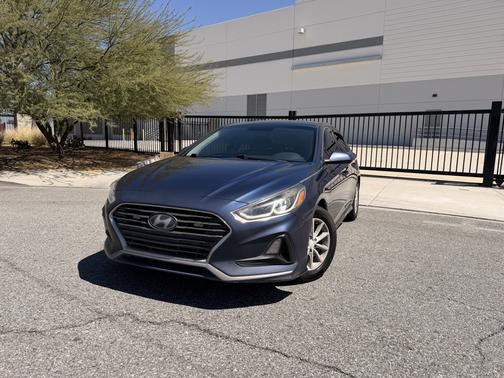 Blue 2019 Hyundai SONATA SE
