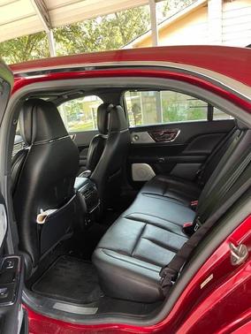 Red 2018 Lincoln Continental Reserve