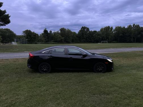 Black 2018 Honda Civic LX