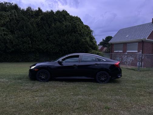 Black 2018 Honda Civic LX