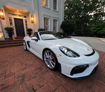 White 2021 Porsche 718 Spyder 718 Spyder