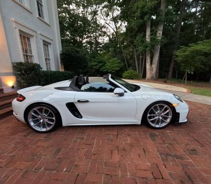 White 2021 Porsche 718 Spyder 718 Spyder