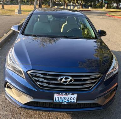 Blue 2017 Hyundai SONATA Sport