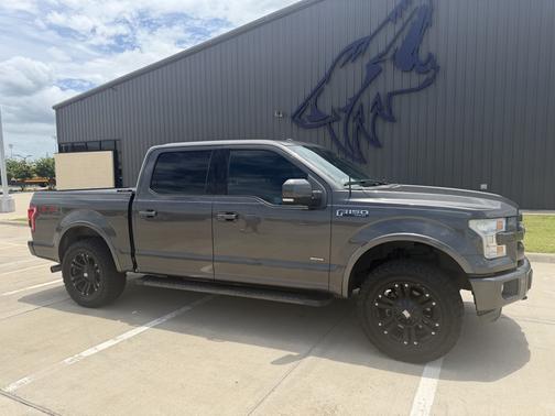 Gray 2015 Ford F-150 Lariat