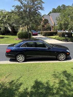 Blue 2012 Mercedes-Benz E-Class E 350 4MATIC