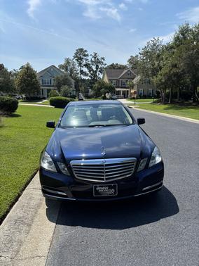 Blue 2012 Mercedes-Benz E-Class E 350 4MATIC
