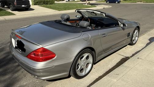 Gray 2005 Mercedes-Benz SL-Class SL500 Roadster