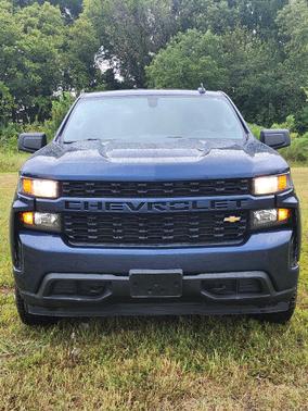 Blue 2021 Chevrolet Silverado 1500 Custom