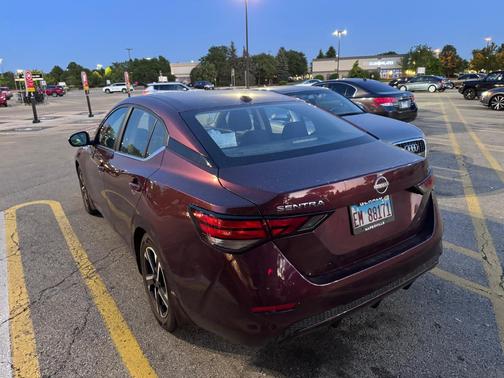 Red 2024 Nissan Sentra SV