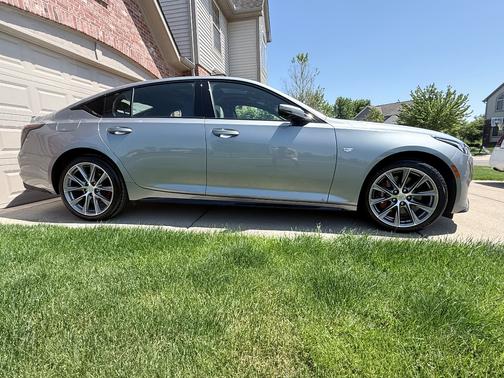 Silver 2024 Cadillac CT5 Sport