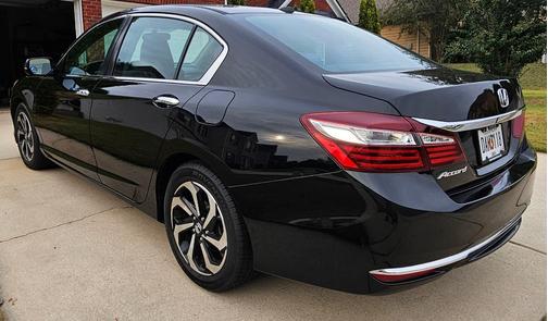 Black 2017 Honda Accord EX