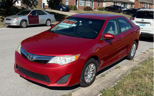 Red 2012 Toyota Camry LE