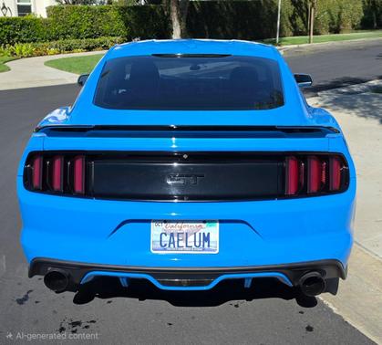 Blue 2017 Ford Mustang GT Premium