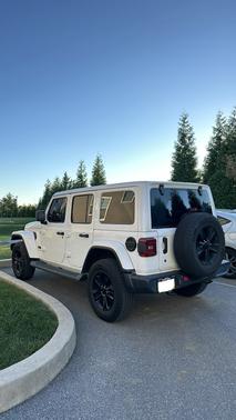 White 2020 Jeep Wrangler Unlimited Sahara
