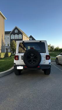 White 2020 Jeep Wrangler Unlimited Sahara