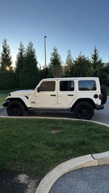 White 2020 Jeep Wrangler Unlimited Sahara