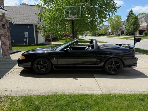 Black 1997 Ford Mustang Cobra