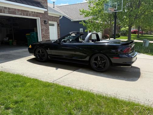 Black 1997 Ford Mustang Cobra