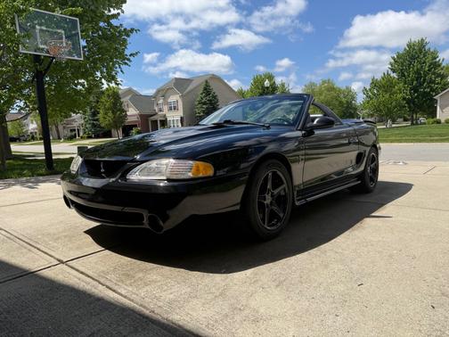 Black 1997 Ford Mustang Cobra
