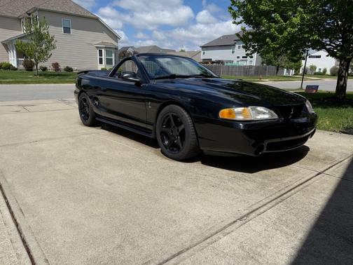 Black 1997 Ford Mustang Cobra