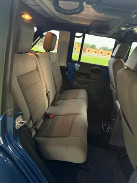 Blue 2009 Jeep Wrangler Unlimited Sahara