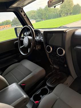 Blue 2009 Jeep Wrangler Unlimited Sahara