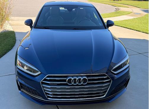 Blue 2018 Audi A5 2.0T Premium Plus