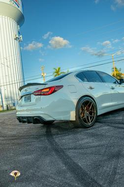 White 2021 INFINITI Q50 3.0t LUXE