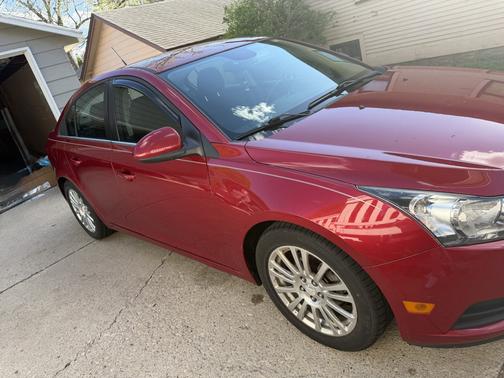 Red 2013 Chevrolet Cruze ECO