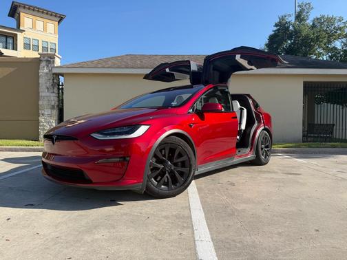 Red 2023 Tesla Model X Base